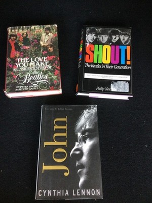Lot of 3 Books - The Beatles- The Love You Make/Shout!/John  Hardcovers