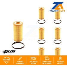 Engine Cartridge Oil Filter (7 Pack) For Volkswagen Jetta Passat Golf Audi A4 A3