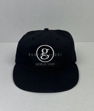 Garth Brooks World Tour Concert Snapback Hat Vintage Black Country Music Cap