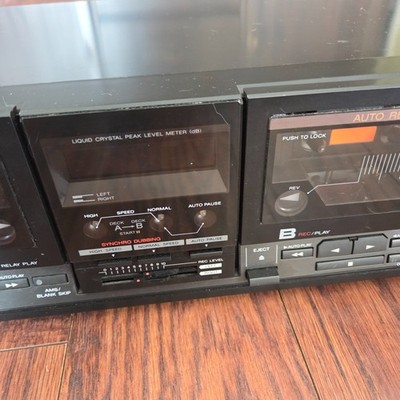 Sony TC-WR730 Dual Cassette Deck Dolby Auto Reverse | eBay