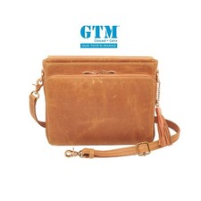 Gun Toten Mamas Clutch Ccw Purse Buffalo Distressed Caramel Gtm-czy22crml