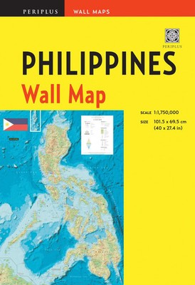 Periplus Editors | Philippines Wall Map Second Edition | (Land-)Karte | Englisch