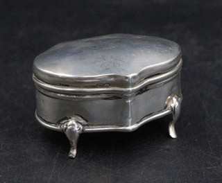 1909 ROBERT PRINGLE & SONS Birm. 925 SILVER Hallmarked Trinket Box 2.5" 33g H67