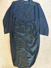 Vintage 1956 Savile Row Bespoke Tailcoat Hogg Sons Sir Cecil Aykroyd XL 44/46