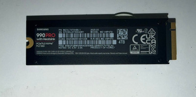 Samsung 990 Pro 4TB Internal SSD PCle 4.0 M.2 NVMe - New No Write/Hours