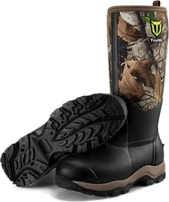 TIDEWE Hunting Boot for Men, Insulated Waterproof Sturdy 16" 11, Camo Ii 