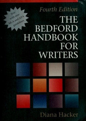 The Bedford Handbook for Writers, Hacker, Diana, Very Good Book