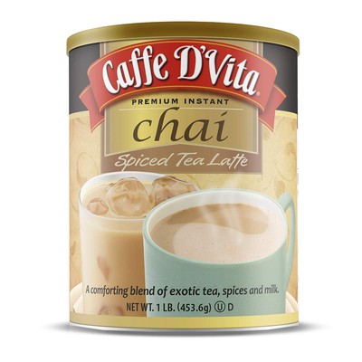 Caffe D Vita Spiced Chai Latte Mix - Chai Tea Latte Powder Mix, Gluten Free, ...