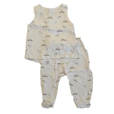 Rylee + Cru Tank and Slouch Pant Set Surf Buggy 12-18M Toddler Outfit