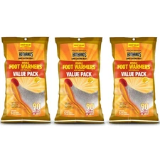 3 Pack Hothands Insole Foot Warmer 5 pair Each Value Pack