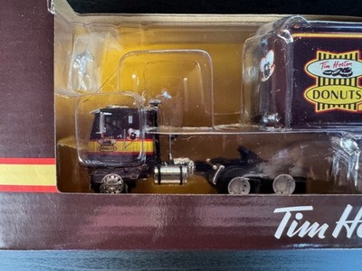 DIE-CAST PROMOTIONS 1:64 トラクター・トレーラー 1/64 DCP Tim Hortons Tractor Trailer White Freightliner COE 53