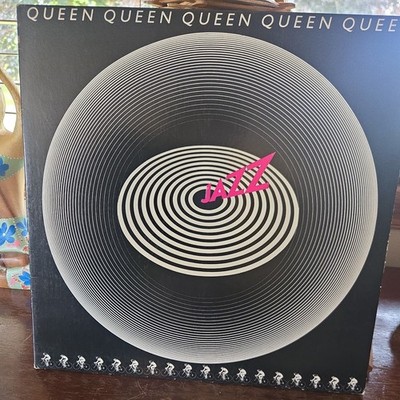 QUEEN ''Jazz'' LP Original 1978 Elektra 6E-166 w/Poster & Inner Vinyl is EX/NM