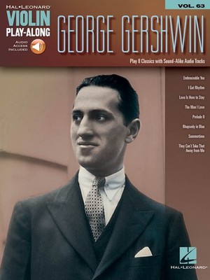 George Gershwin for Violin Play-Along Vol 63 Solo Sheet Music Book Online Audio