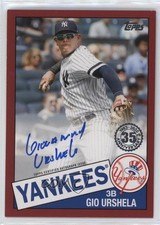 2020 Topps Update 1985 Topps Baseball Red 11/25 Gio Urshela #85BA-GU Auto 3l1