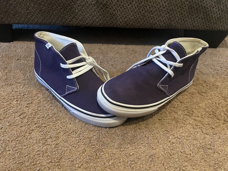 Vans Skate Chukka PEWTER. Blue. Women Size 7