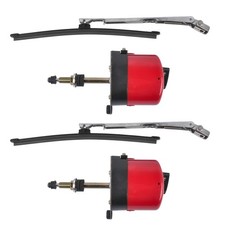 2pcs Windshield Wiper Motor Universal For Chevy Jeep Street Hot Rod Boat
