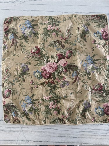 Ralph Lauren ADRIANA Floral Pillow Sham Cover Italy USA Sateen Euro - Picture 4 of 8
