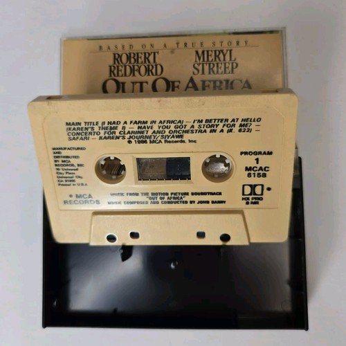 VTG OUT OF AFRICA Tape Motion Picture Soundtrack John Barry Conductor Composer - Picture 4 of 6