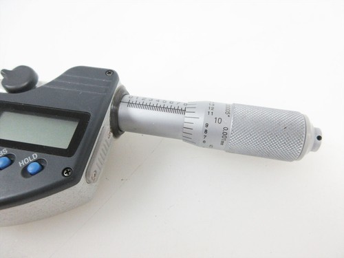 FOSCO T-DM713 1" TRAVEL MICROMETER HEAD DIGITAL READOUT SPHERICAL SPINDLE TIP - Picture 4 of 6