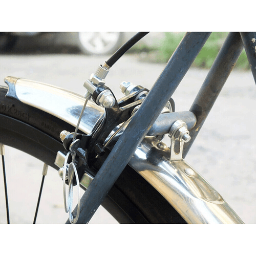 1Pair Retro Bicycle Mudguard For 700c 27'' Wheel Road Bike Fender Front & Rear - Picture 8 of 11