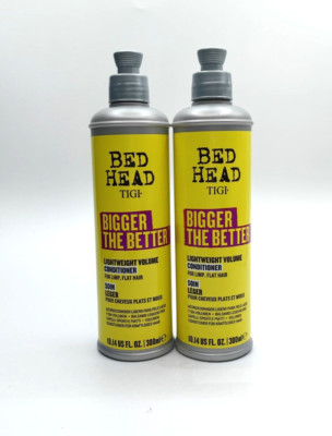 2x TIGI Bigger The Better Volumen-Conditioner für kraftloses Haar 300 ml G140
