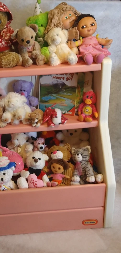 Коробка для игрушек Step2 для девочек книжный шкаф сундук для хранения для детей прочная пластиковая коробка для игрушек - Изображение 3 из 3