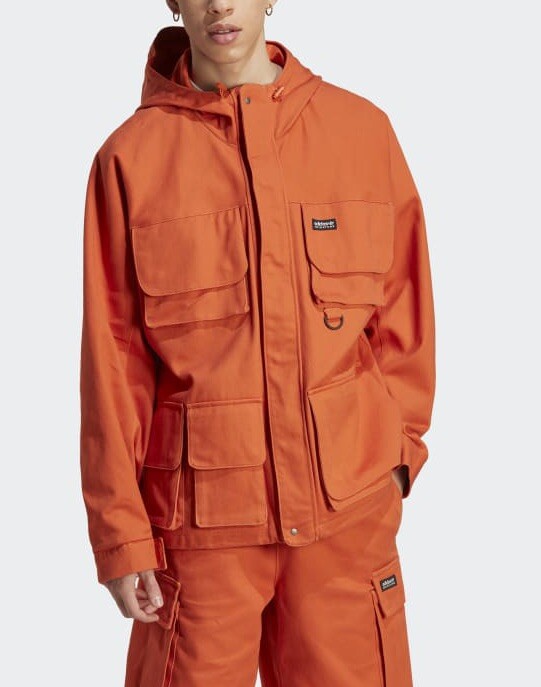 Adidas Original Men Adventure Multipocket Craft Orange Sz XLarge