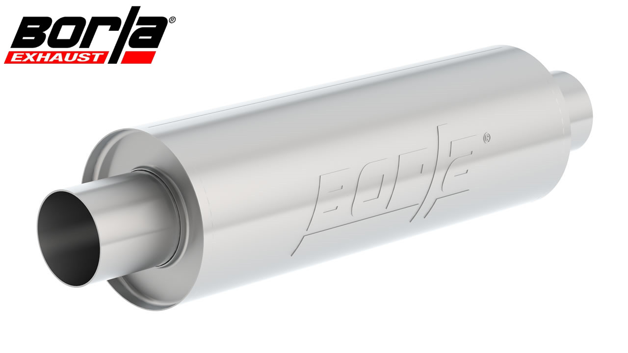 Borla 2.5" Reversible Stainless Steel XR-1 Sportsman Racing Muffler - Universal