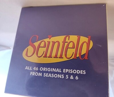 Seinfeld: Seasons 5 & 6 Box Gift Set (DVD, 2005, 8-Disc Set) Puffy