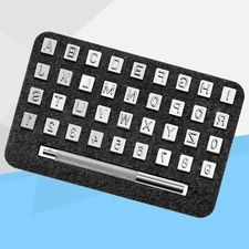 Alphabet Set DIY Making Punch Tools Stamping Leather Kit Craft Carving Saddle