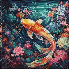 Oceanic Wonders Cross Stitch Kit - Dive into the BU5032 Sea Life Embroidery Adve