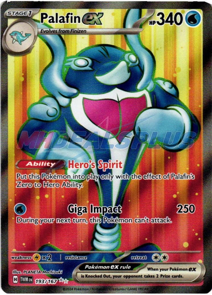 Palafin Ex Pokémon TCG Cards for sale | eBay