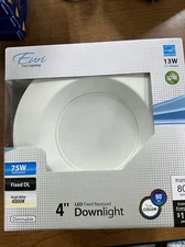 Euri Lighting DLC4-1040e LED 4" Downlight, Retrofit Line, Bright White 4000K, D