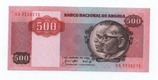 ANGOLA 500 KWANZAS 1984 PICK 120 UNC+-