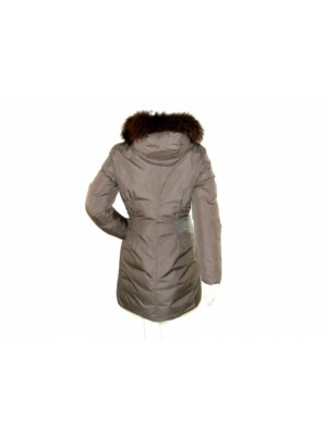 Geospirit Down Jacket Women Mod. Coney Fur Brown GED0694