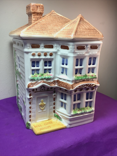 1980 Vintage Avon Townhouse Kanister groß FSC 0904-1 Küchenfigur 557