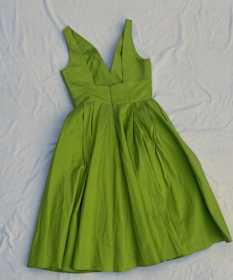 adolfo dominguez green dress Silk mini dress Adolfo Dominguez Green size 40 FR in Silk
