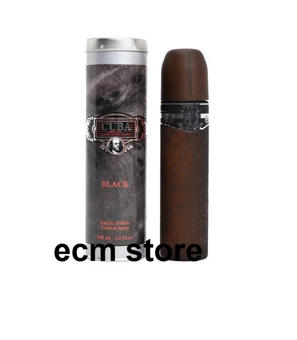 Cuba Black eau de toilette 100 ml au flacon design cigare unique