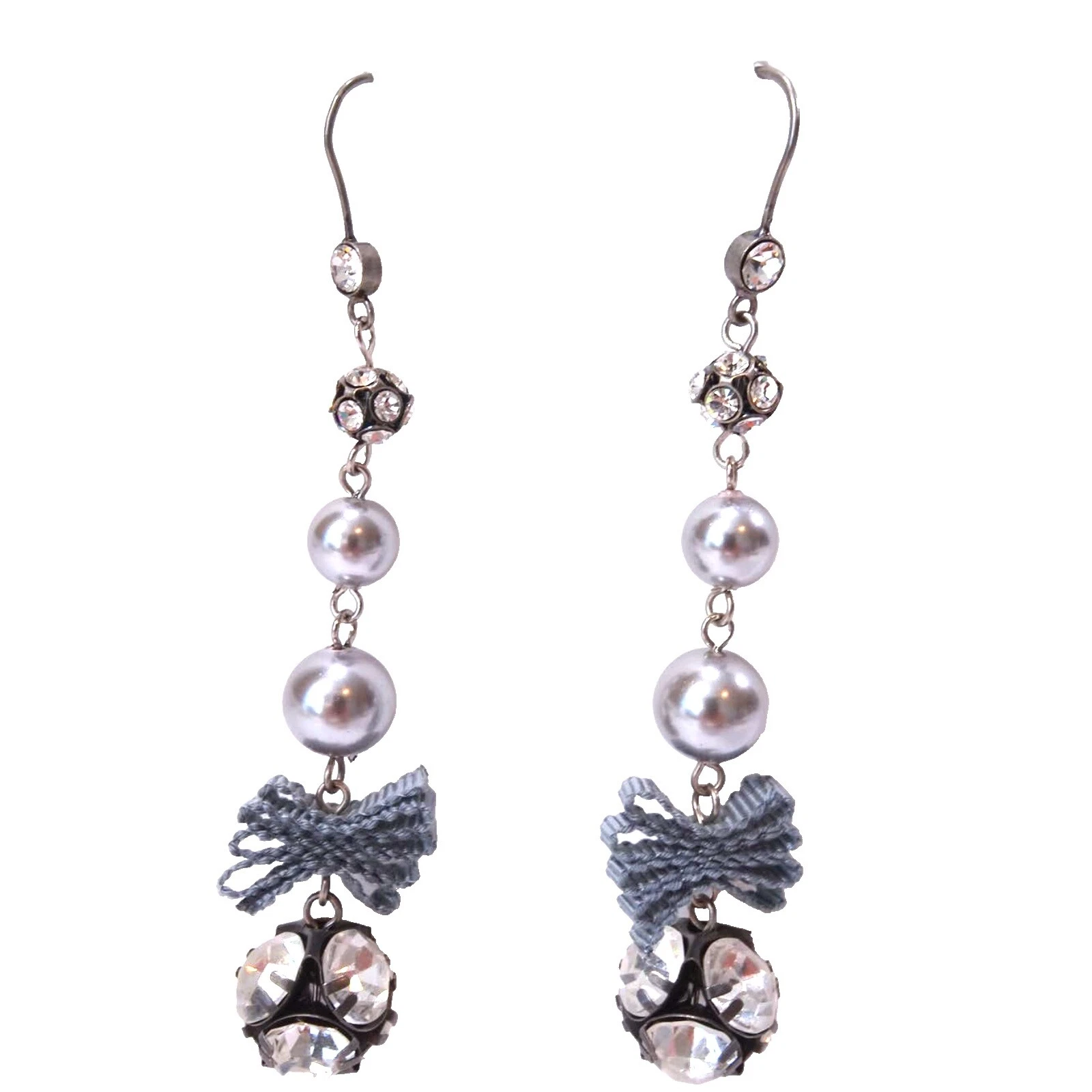 Модные керамические серьги с цветами и растениями