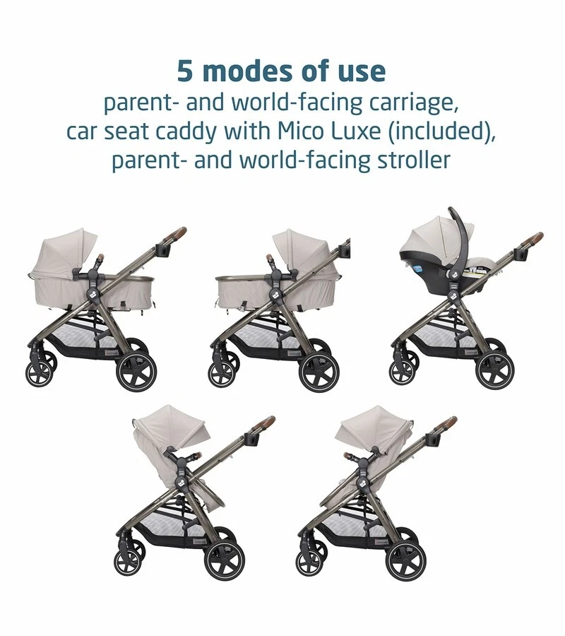 Maxi-Cosi Zelia Luxe Travel System - New Hope Tan - Brand New - Image 2 of 4
