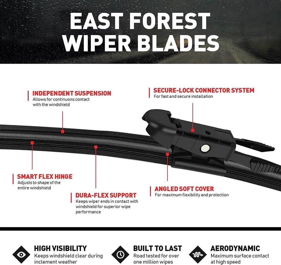 FOR Mercedes Benz GL320 GL350 GL550 GL450 Windshield Wiper Blades 28"21"12" - Image 2 of 4