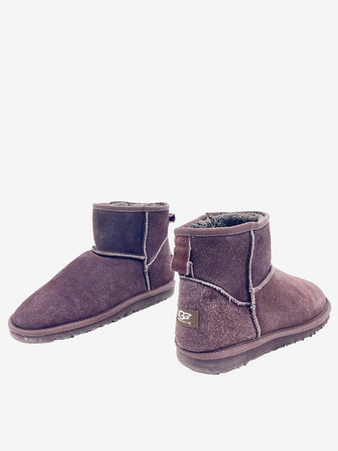 UGG AUSTRALIA CLASSIC MINI Botas Medias Burdeos Para Mujeres T.40 US.9 UK.7,5 - Imagen 5 de 5