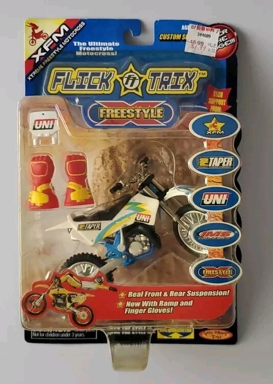 FLICK TRIX MOTOCROSS XFM DIRT BIKE RAMP MX VINTAGE 2000 MOTORCYCLE