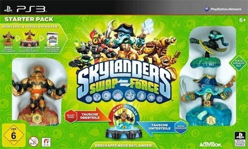 PS3 / Sony Playstation 3 - Skylanders: Swap Force Starter Pack DE/EN NEU & OVP