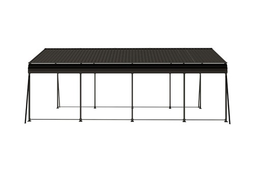12×20 Outdoor Metal Carport Heavy Duty Canopy Multi-Use Garage Shed - Picture 21 of 21