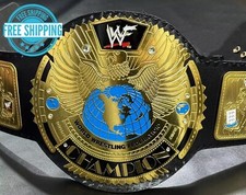 Big Eagle Attitude Era Championship Replica Tittle Belt Adult Size Brass 6mm New Big Eagle Attitude Era Championship Replica Tittle Belt Adult Size Brass 6mm New