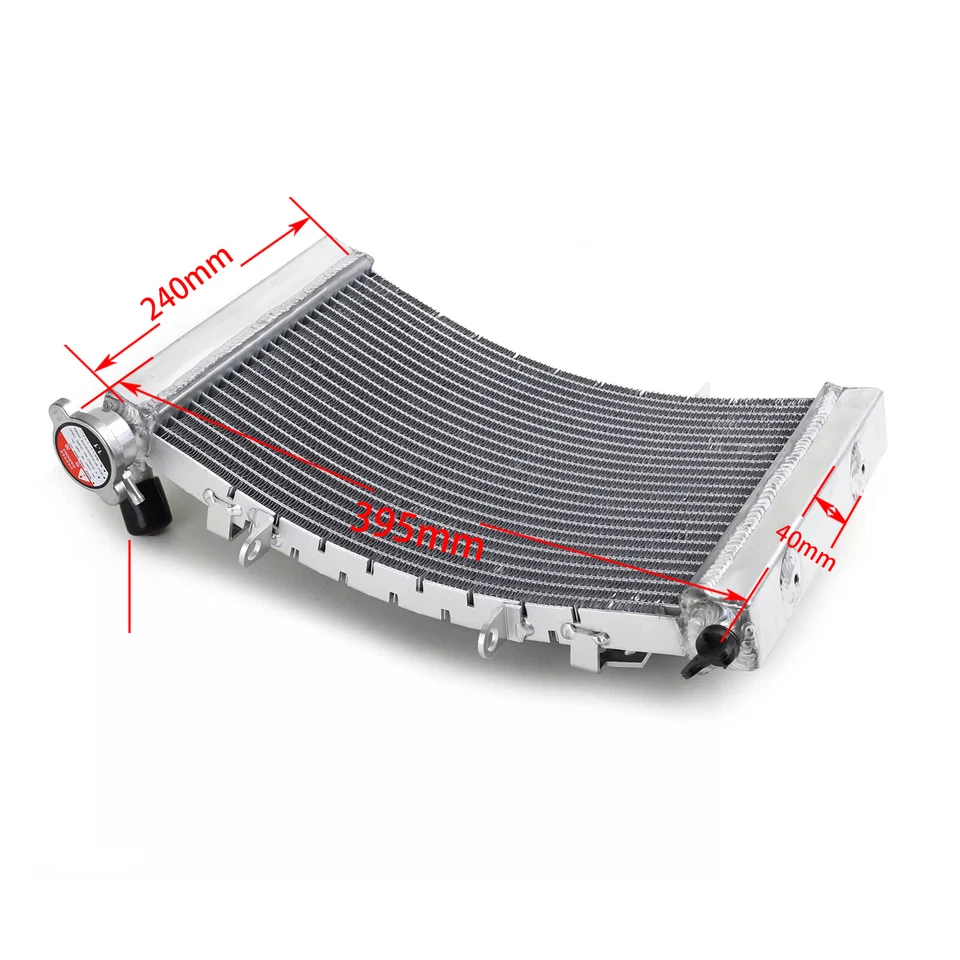 Radiador de carreras de aluminio para Triumph Street Triple 675 675R 2008-2012 2010 2011 Foto 2 de 4