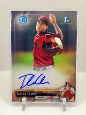 2017 Bowman Chrome 1st Taylor Clarke Base Auto Royals HOT ROOKIE RC Autograph C1