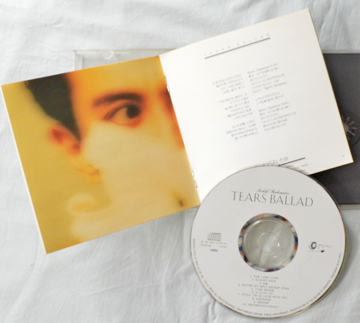 c002 Toshiki Kadomatsu Music CD Japan TEARS BALLAD City-Pop 10