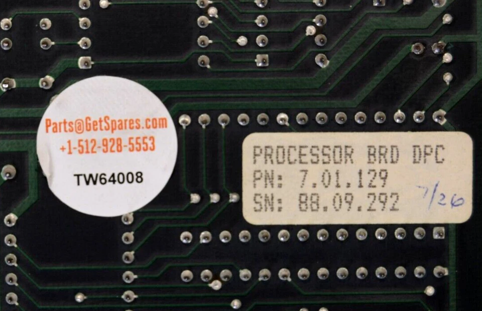 7.01.129 / PLACA PROCESADOR CPU DPC / TEMPPRESS - SEÑAL GENERAL Foto 2 de 4